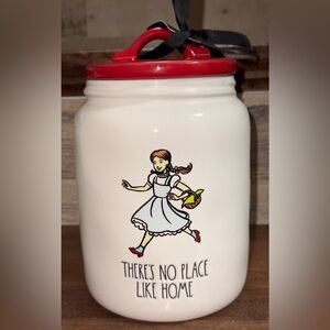 🥰 Rae Dunn Wizard of Oz Ceramic There’s No Place Like Home Cookie Jar Canister